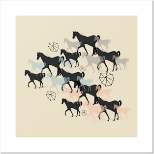 Horse Pattern Posters and Art